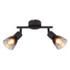 Lámparas Globo Lighting Satella Plafones, Spot techo, Apliques, Spot de pared Negro, 2 luces