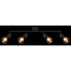 Lámparas Globo Lighting Satella Plafones, Spot techo, Apliques, Spot de pared Negro, 4 luces