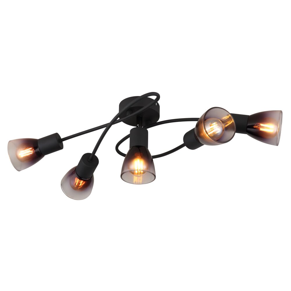 Lámparas Globo Lighting Satella Plafones Negro, 5 luces main product photo
