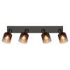 Lámparas Globo Lighting Satella Plafones, Spot techo, Apliques, Spot de pared Cromo, Negro, 4 luces Lámparas Globo Lighting Satella Plafones, Spot techo, Apliques, Spot de pared Cromo, Negro, 4 luces