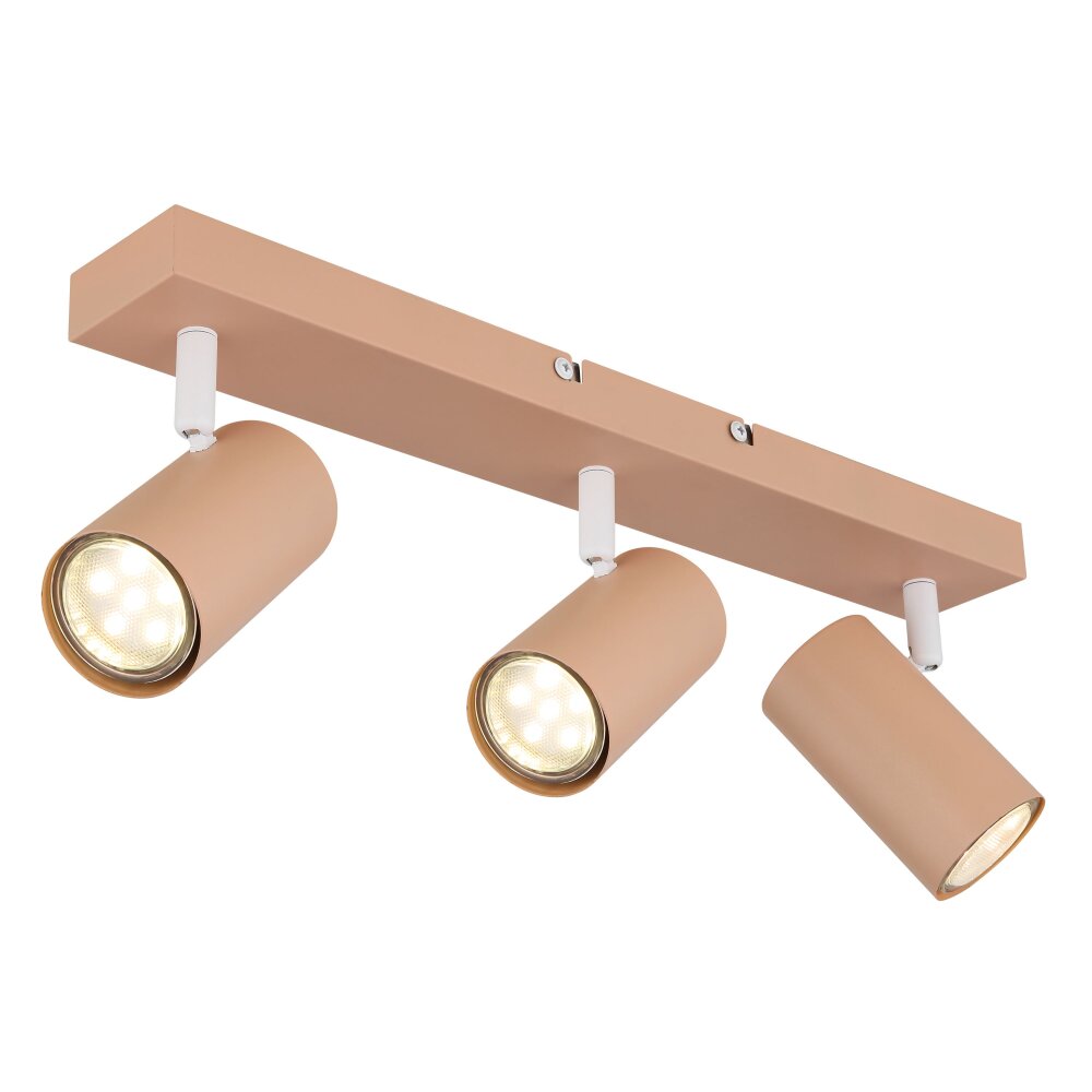 Lámparas Globo Lighting Robby Plafones, Spot techo, Apliques, Spot de pared Rosa, 3 luces main product photo