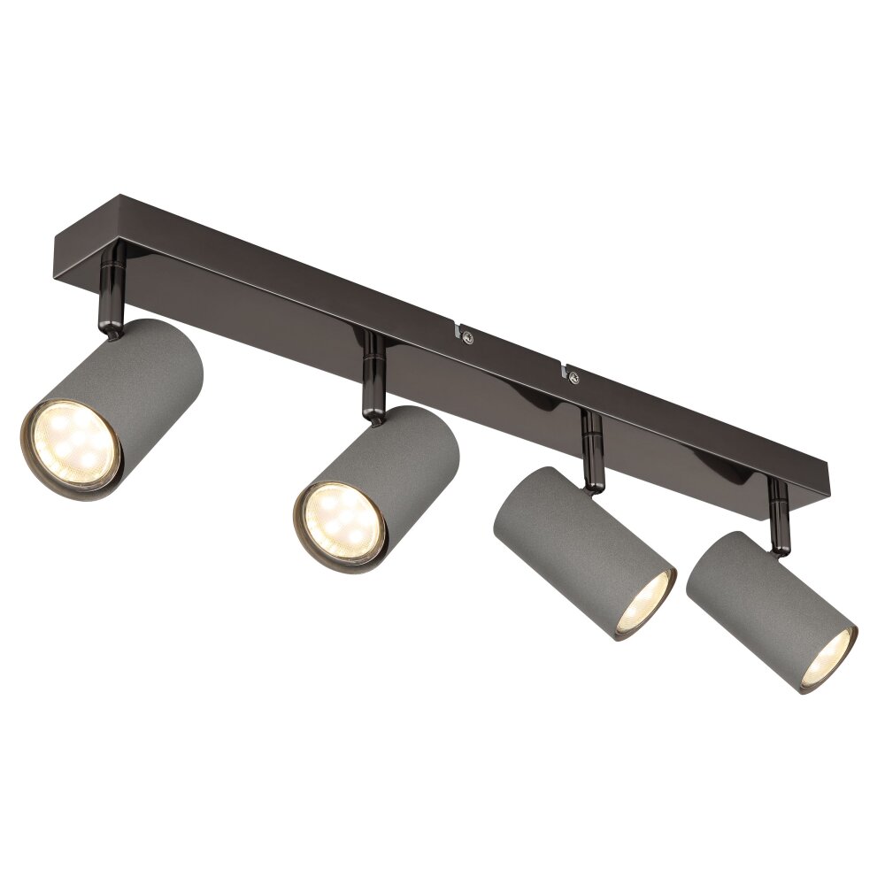 Lámparas Globo Lighting Robby Plafones, Spot techo, Apliques, Spot de pared Cromo, Negro, 4 luces main product photo
