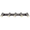 Lámparas Globo Lighting Robby Plafones, Spot techo, Apliques, Spot de pared Cromo, Negro, 5 luces