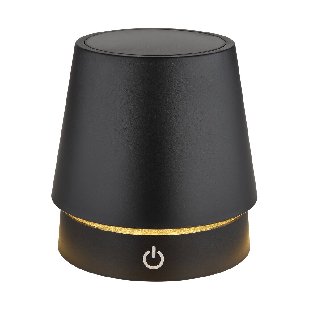 Lámparas Globo Lighting Carlos Lámparas de mesa LED Cromo, Negro, 1 luz main product photo
