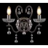 Lámparas Globo Lighting Camila Apliques Cromo, Negro, 2 luces