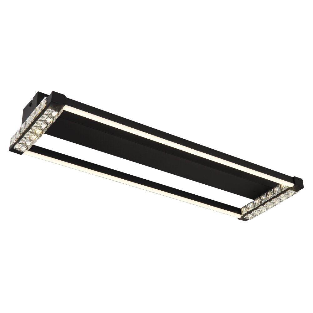 Lámparas Globo Lighting Mariella Plafones LED Negro, 1 luz, Mando a distancia main product photo