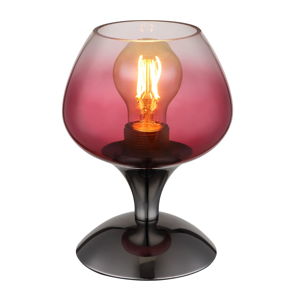 Lámparas Globo Lighting Maxy Lámparas de mesa Cromo, Negro, 1 luz main product photo