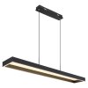 Lámparas Globo Lighting Sola Lámparas suspendidas LED Negro, 1 luz, Mando a distancia