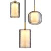 Lámparas Globo Lighting Lampigna Lámparas suspendidas LED Latón, Negro, 1 luz