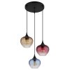 Lámparas Globo Lighting Sander Lámparas suspendidas Negro, 3 luces