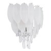 Lámparas Globo Lighting Dalton Apliques Cromo, 3 luces