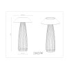 Lámparas Globo Lighting Illumi Lámparas de mesa LED Blanca, 1 luz