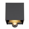 Lámparas Globo Lighting Veronika Iluminación exterior LED Antracita, Negro, 2 luces, Sensor de movimiento
