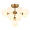 Lámparas Globo Lighting Grappy Plafones dorado, 13 luces