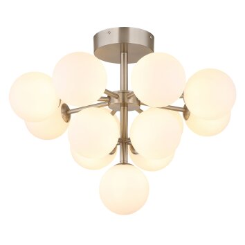 Lámparas Globo Lighting Grappy Plafones Níquel-mate, 13 luces