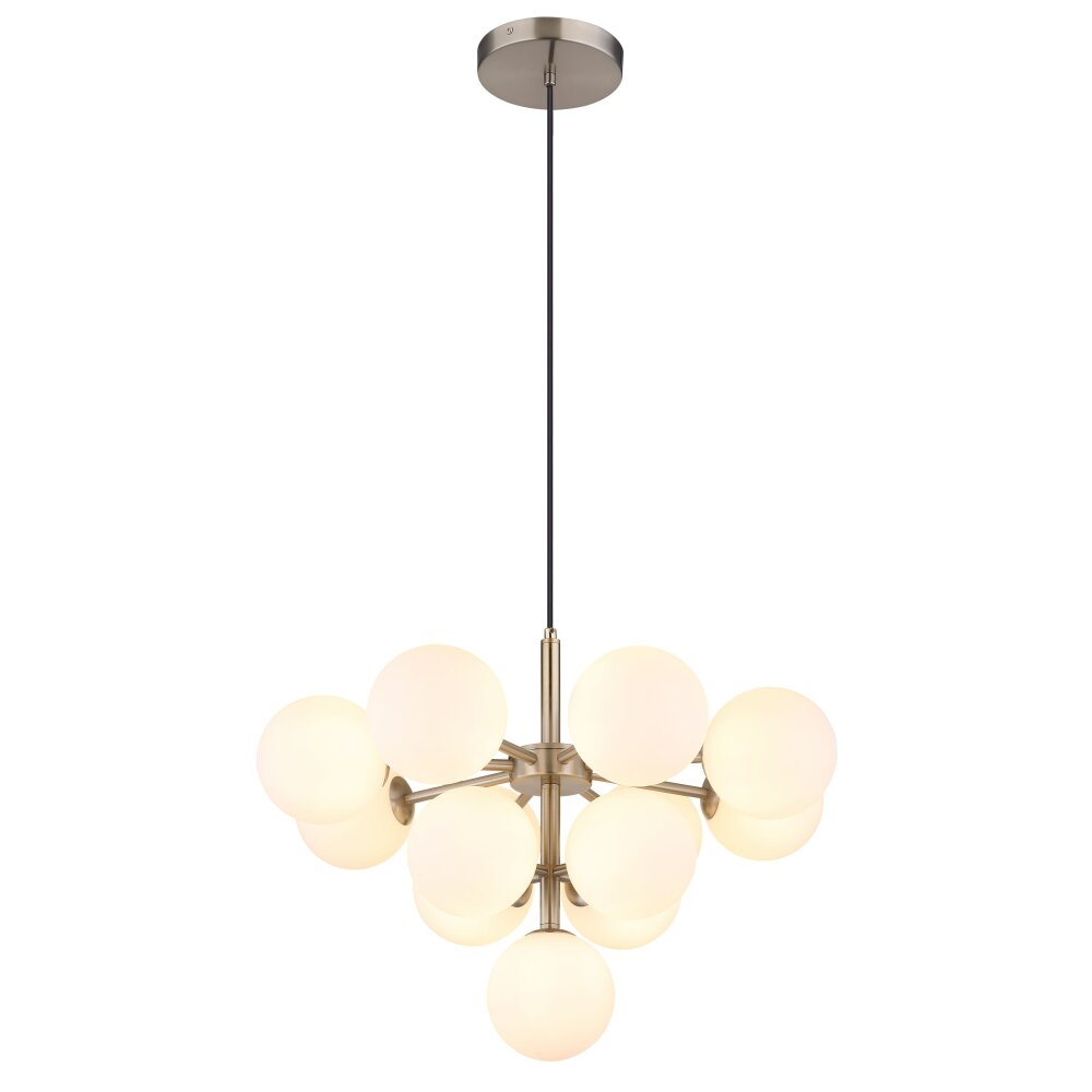 Lámparas Globo Lighting Grappy Lámparas suspendidas Níquel-mate, 13 luces main product photo