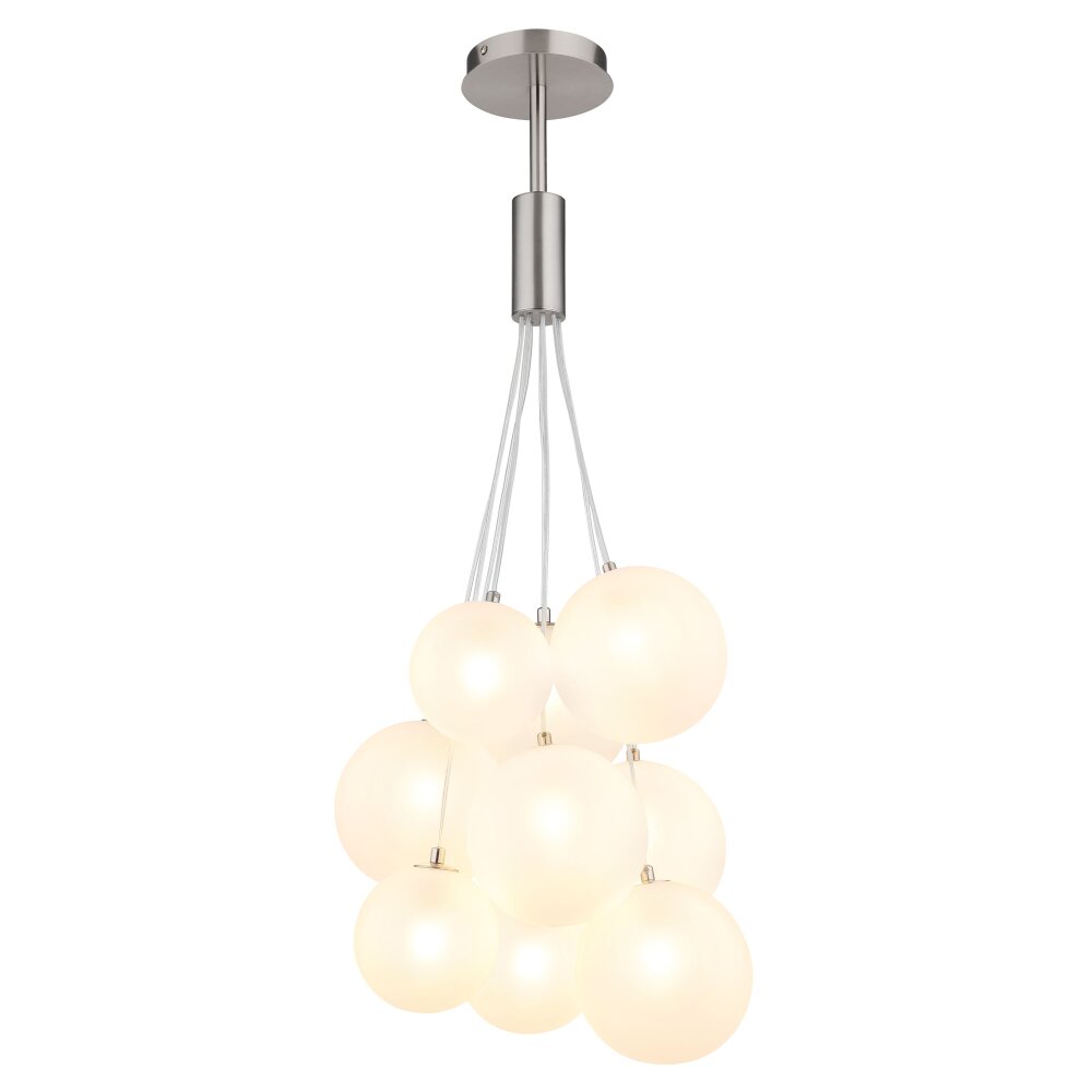 Lámparas Globo Lighting Ballgi Lámparas suspendidas Níquel-mate, 9 luces main product photo