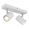 Lámparas Globo Lighting James Plafones, Spot techo, Apliques, Spot de pared Blanca, 2 luces