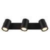 Lámparas Globo Lighting James Plafones, Spot techo, Apliques, Spot de pared Negro, 3 luces