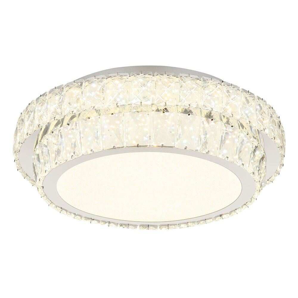 Lámparas Globo Lighting Klara Plafones LED Cromo, 1 luz, Mando a distancia main product photo