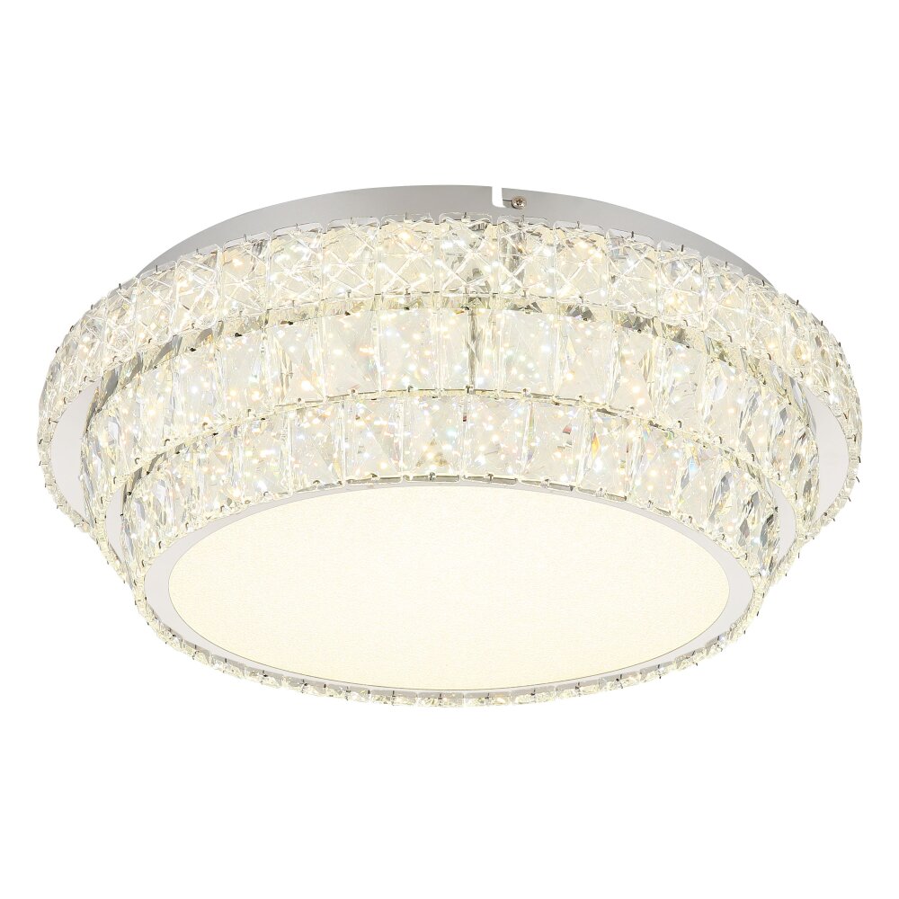 Lámparas Globo Lighting Klara Plafones LED Cromo, 1 luz, Mando a distancia main product photo