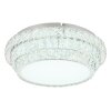 Lámparas Globo Lighting Klara Plafones LED Cromo, 1 luz, Mando a distancia