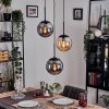 Gastor Lámparas suspendidas, Luminarias esféricas Colores ámbar, Ahumado, 3 luces
