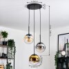 Gastor Lámparas suspendidas, Luminarias esféricas Colores ámbar, dorado, Transparente, Ahumado, 3 luces