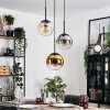 Gastor Lámparas suspendidas, Luminarias esféricas Colores ámbar, dorado, Transparente, Ahumado, 3 luces