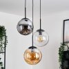 Gastor Lámparas suspendidas, Luminarias esféricas Colores ámbar, Transparente, Ahumado, 3 luces