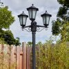 Loria Iluminación exterior, Candelabro, Iluminación de caminos Negro, 3 luces