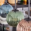 Koyoto Luminarias esféricas, Lámparas colgantes Negro, 5 luces