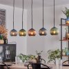 Koyoto Luminarias esféricas, Lámparas colgantes Negro, 5 luces