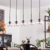 Koyoto Luminarias esféricas, Lámparas colgantes Negro, 5 luces