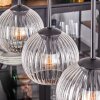Koyoto Luminarias esféricas, Lámparas colgantes Negro, 5 luces