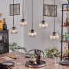 Koyoto Luminarias esféricas, Lámparas colgantes Negro, 5 luces