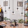 Koyoto Luminarias esféricas, Lámparas colgantes Negro, 5 luces