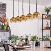 Koyoto Luminarias esféricas, Lámparas colgantes Negro, 5 luces