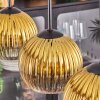 Koyoto Luminarias esféricas, Lámparas colgantes Negro, 5 luces