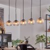 Koyoto Luminarias esféricas, Lámparas colgantes Negro, 5 luces