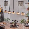 Koyoto Luminarias esféricas, Lámparas colgantes Negro, 5 luces