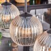 Koyoto Luminarias esféricas, Lámparas colgantes Negro, 5 luces