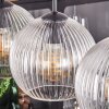 Koyoto Luminarias esféricas, Lámparas colgantes Negro, 5 luces