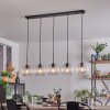Koyoto Luminarias esféricas, Lámparas colgantes Negro, 5 luces