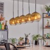 Koyoto Luminarias esféricas, Lámparas colgantes Negro, 5 luces