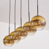 Koyoto Luminarias esféricas, Lámparas colgantes Negro, 5 luces