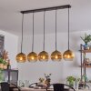 Koyoto Luminarias esféricas, Lámparas colgantes Negro, 5 luces