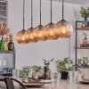Koyoto Luminarias esféricas, Lámparas colgantes Negro, 5 luces