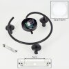 Gastor Plafones, Luminarias esféricas Blanca, 3 luces