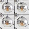 Koyoto Lámparas suspendidas, Luminarias esféricas Transparente, Ahumado, 4 luces